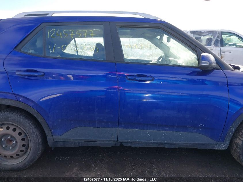 2021 Hyundai Venue Sel/Denim VIN: KMHRC8A36MU093235 Lot: 12457577