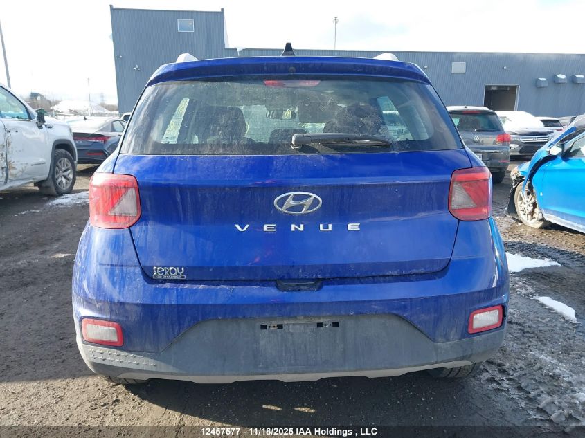 2021 Hyundai Venue Sel/Denim VIN: KMHRC8A36MU093235 Lot: 12457577