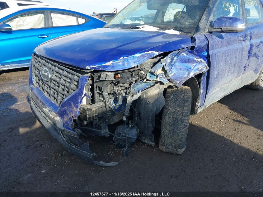 2021 Hyundai Venue Sel/Denim VIN: KMHRC8A36MU093235 Lot: 12457577