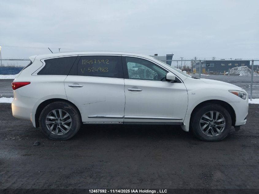 2014 Infiniti Qx60 VIN: 5N1AL0MM7EC524983 Lot: 12457592