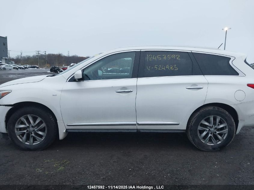 2014 Infiniti Qx60 VIN: 5N1AL0MM7EC524983 Lot: 12457592