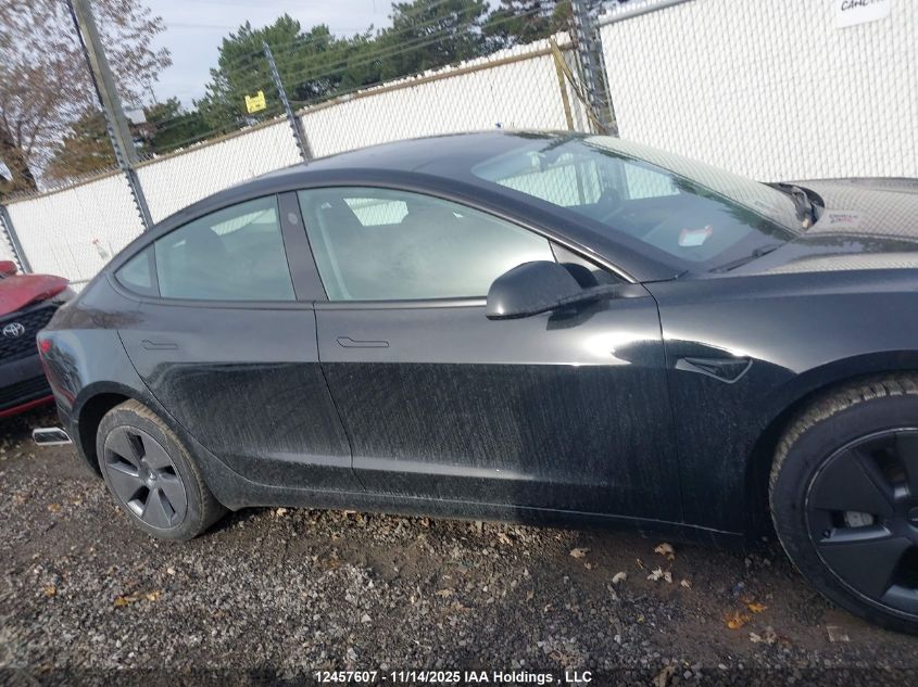 2023 Tesla Model 3 VIN: 5YJ3E1EA7PF438175 Lot: 12457607