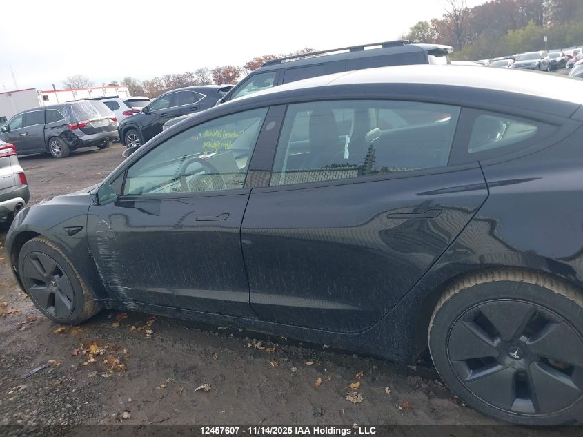 2023 Tesla Model 3 VIN: 5YJ3E1EA7PF438175 Lot: 12457607