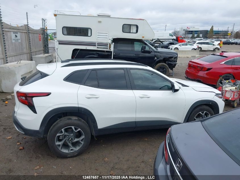 2025 Chevrolet Trax 1Lt VIN: KL77LHE23SC153534 Lot: 12457657