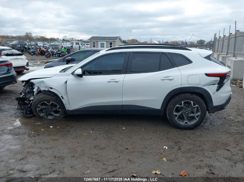 2025 Chevrolet Trax 1Lt VIN: KL77LHE23SC153534 Lot: 12457657