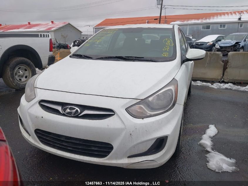 2013 Hyundai Accent L VIN: KMHCT4AEXDU304050 Lot: 12457663