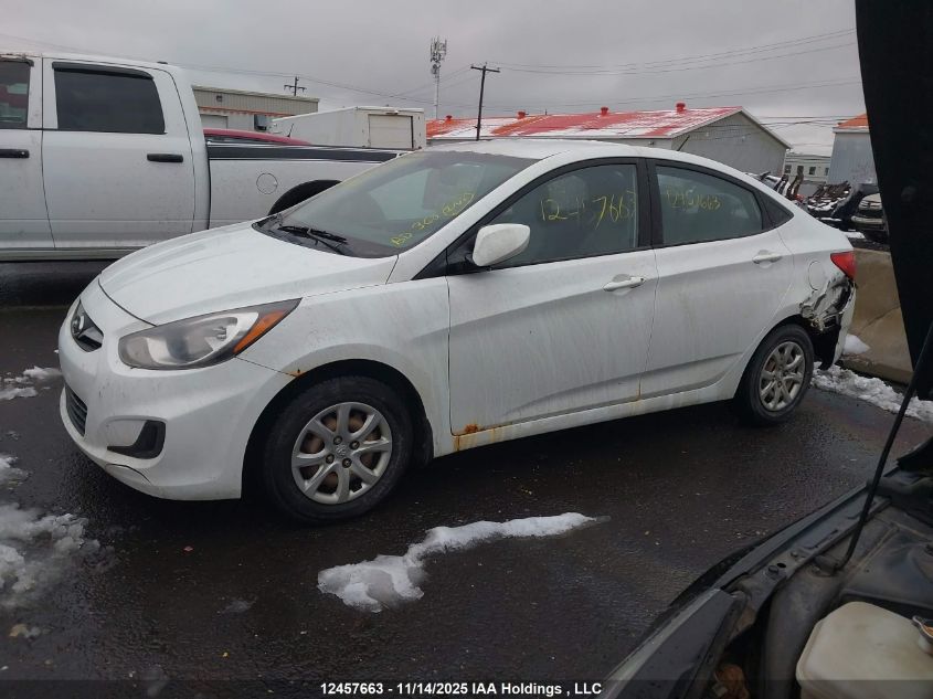 2013 Hyundai Accent L VIN: KMHCT4AEXDU304050 Lot: 12457663