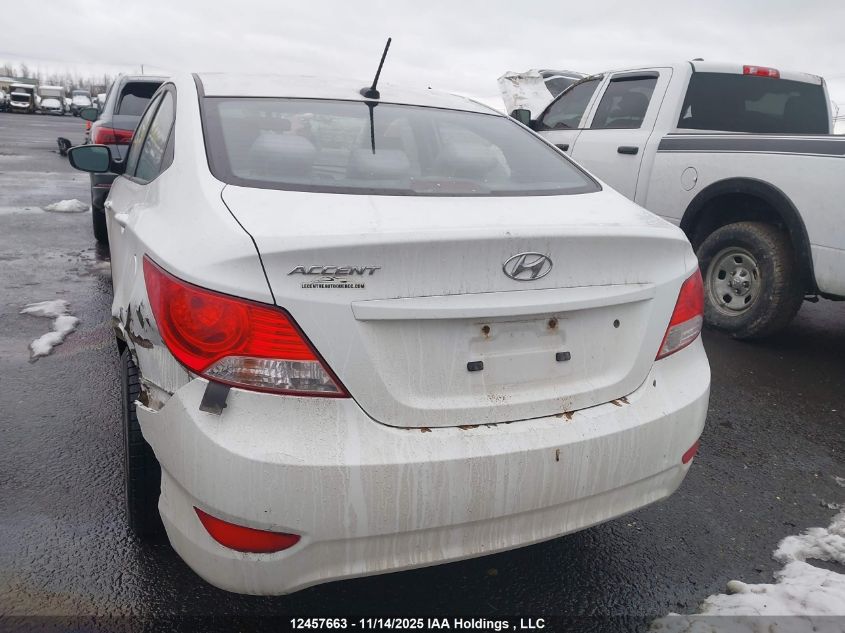 2013 Hyundai Accent L VIN: KMHCT4AEXDU304050 Lot: 12457663