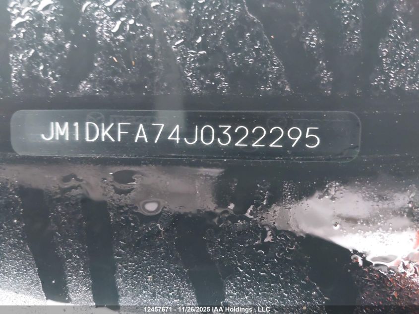 2018 Mazda Cx-3 Sv VIN: JM1DKFA74J0322295 Lot: 12457671