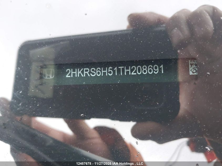 2026 Honda Cr-V Hybrid Sport VIN: 2HKRS6H51TH208691 Lot: 12457678