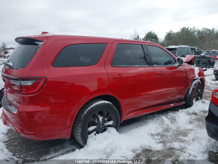 2021 Dodge Durango Gt VIN: 1C4RDJDG9MC521294 Lot: 12457686