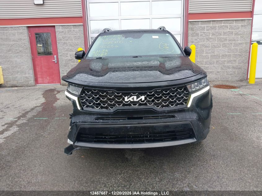 2022 Kia Sorento Lx VIN: 5XYRGDLF2NG095656 Lot: 12457687