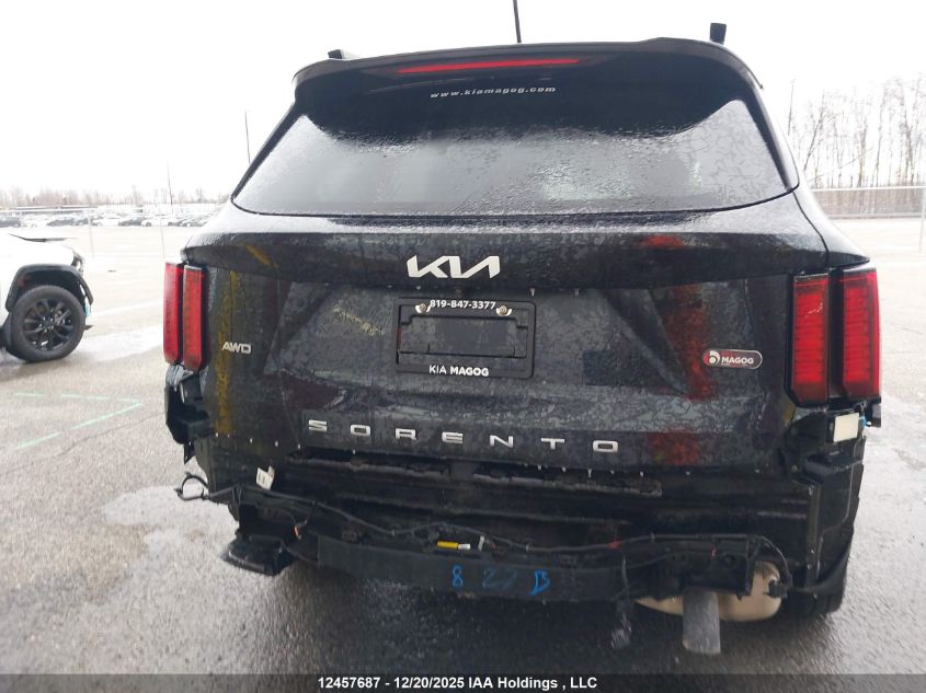 2022 Kia Sorento Lx VIN: 5XYRGDLF2NG095656 Lot: 12457687