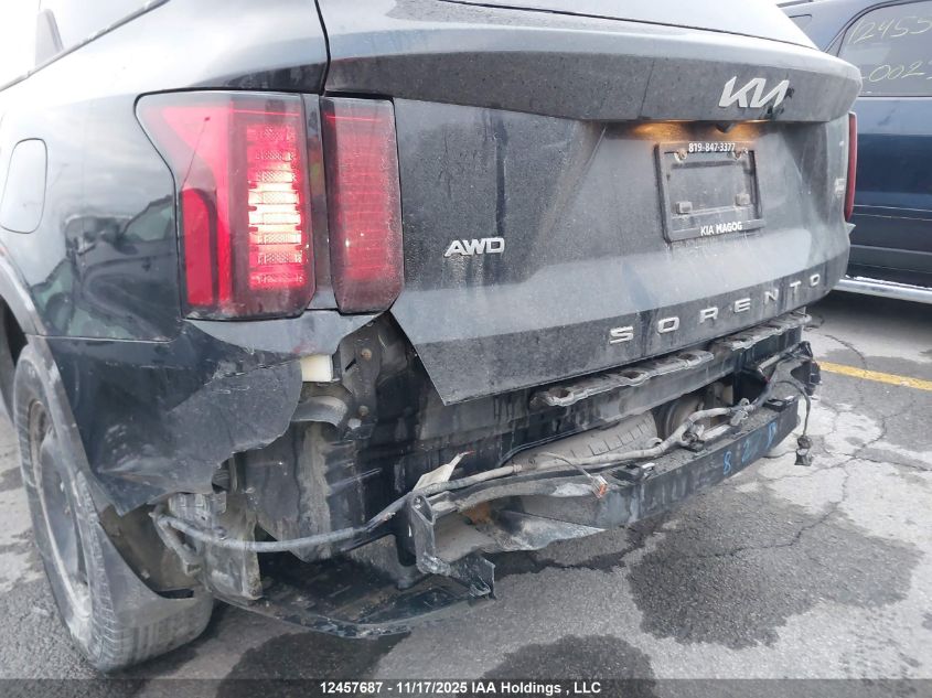 2022 Kia Sorento Lx VIN: 5XYRGDLF2NG095656 Lot: 12457687