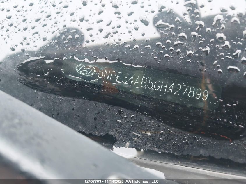 2016 Hyundai Sonata Sport/Limited VIN: 5NPE34AB5GH427899 Lot: 12457703