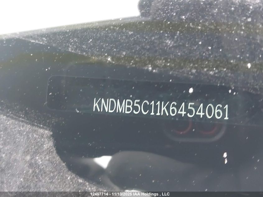 2019 Kia Sedona Lx/Ex VIN: KNDMB5C11K6454061 Lot: 12457714