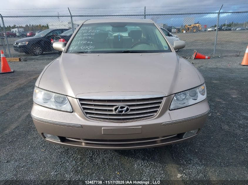 2007 Hyundai Azera Gls/Limited VIN: KMHFC46F37A218924 Lot: 12457738