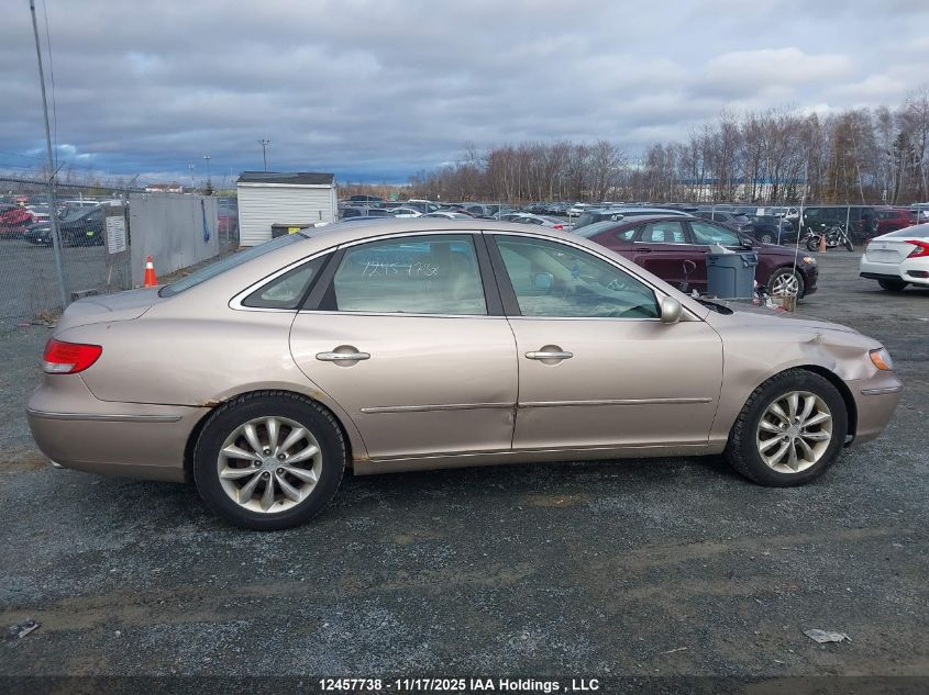 2007 Hyundai Azera Gls/Limited VIN: KMHFC46F37A218924 Lot: 12457738