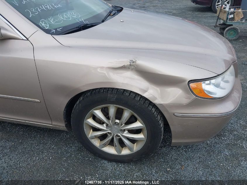 2007 Hyundai Azera Gls/Limited VIN: KMHFC46F37A218924 Lot: 12457738