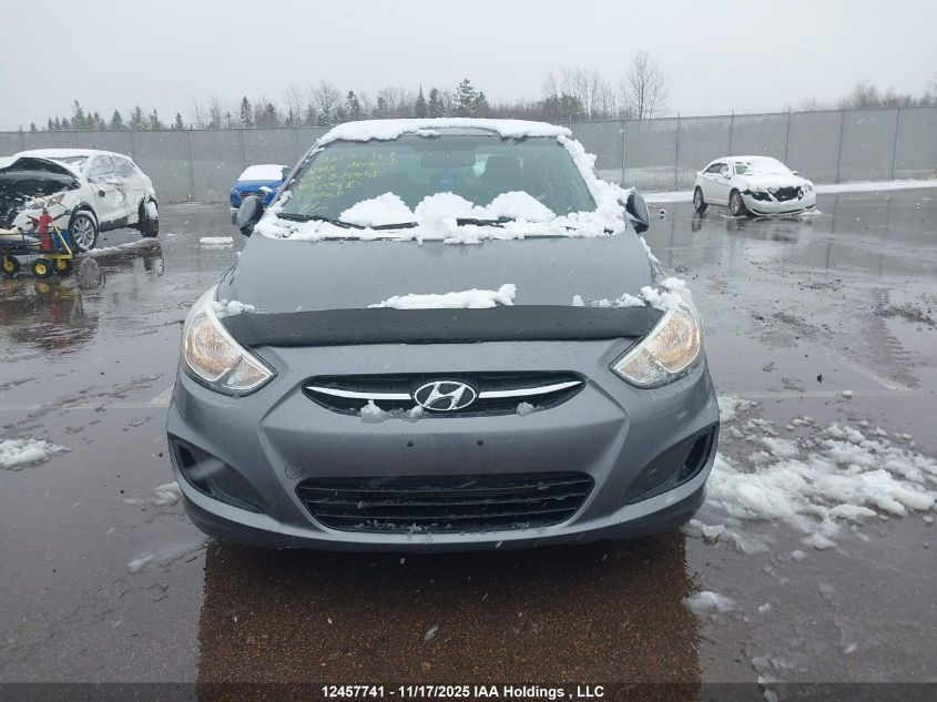 2015 Hyundai Accent Gls VIN: KMHCT4AE2FU825945 Lot: 12457741