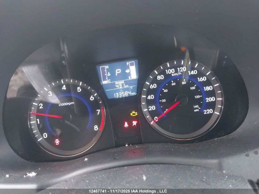 2015 Hyundai Accent Gls VIN: KMHCT4AE2FU825945 Lot: 12457741