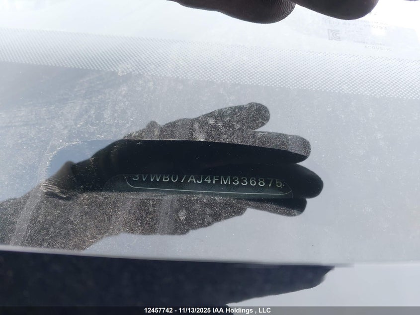 2015 Volkswagen Jetta Se VIN: 3VWB07AJ4FM336875 Lot: 12457742