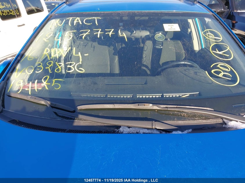 2016 Toyota Rav4 VIN: JTMRJREV2GD032836 Lot: 12457774