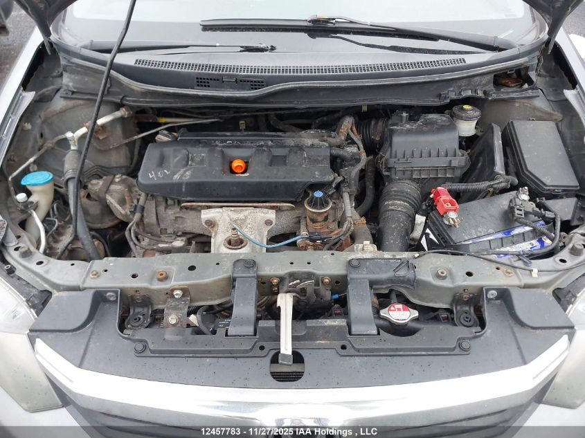 2012 Honda Civic Lx VIN: 2HGFB2F45CH115608 Lot: 12457783