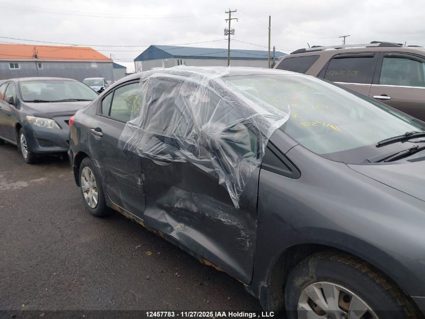 2012 Honda Civic Lx VIN: 2HGFB2F45CH115608 Lot: 12457783