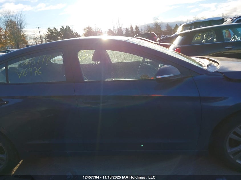 2018 Hyundai Elantra VIN: KMHD84LF0JU697628 Lot: 12457784