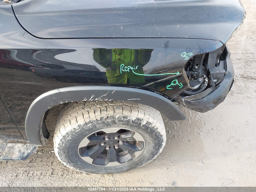 2019 Dodge Ram 1500 VIN: 1C6SRFLT3KN584723 Lot: 12457794