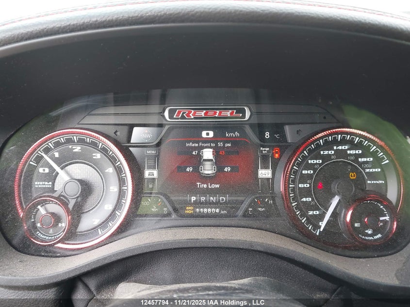 2019 Dodge Ram 1500 VIN: 1C6SRFLT3KN584723 Lot: 12457794