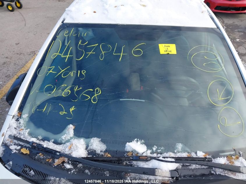 2007 Toyota Yaris VIN: JTDKT923775066568 Lot: 12457846