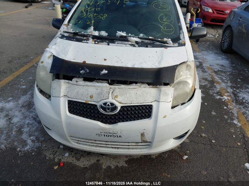 2007 Toyota Yaris VIN: JTDKT923775066568 Lot: 12457846