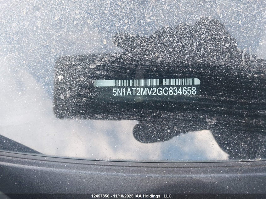 5N1AT2MV2GC834658 2016 NISSAN ROGUE photo no. 9