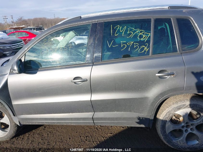 2013 Volkswagen Tiguan VIN: WVGJV3AX7DW595074 Lot: 12457857