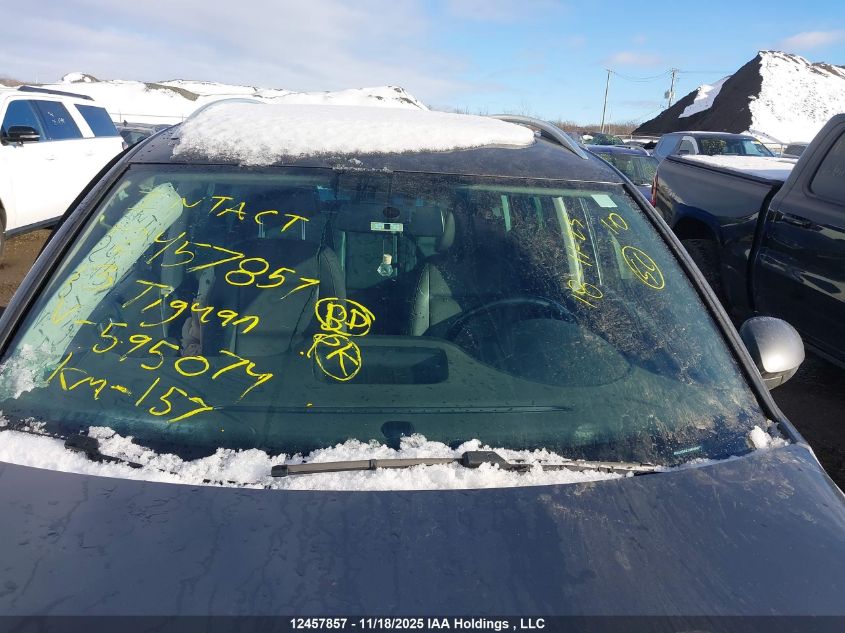 2013 Volkswagen Tiguan VIN: WVGJV3AX7DW595074 Lot: 12457857