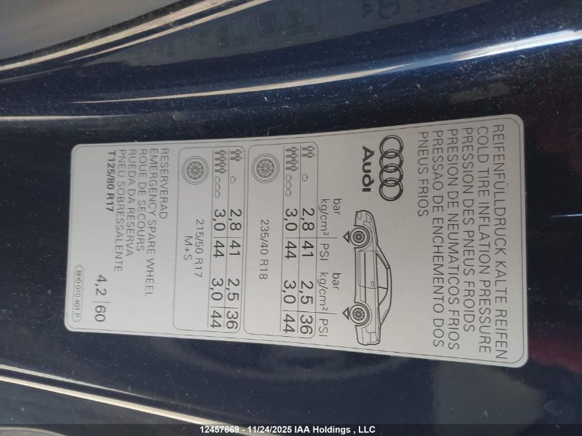 2004 Audi S4 Quattro Cabriolet VIN: WUARL48H34K900937 Lot: 12457869