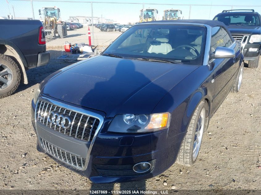 2004 Audi S4 Quattro Cabriolet VIN: WUARL48H34K900937 Lot: 12457869