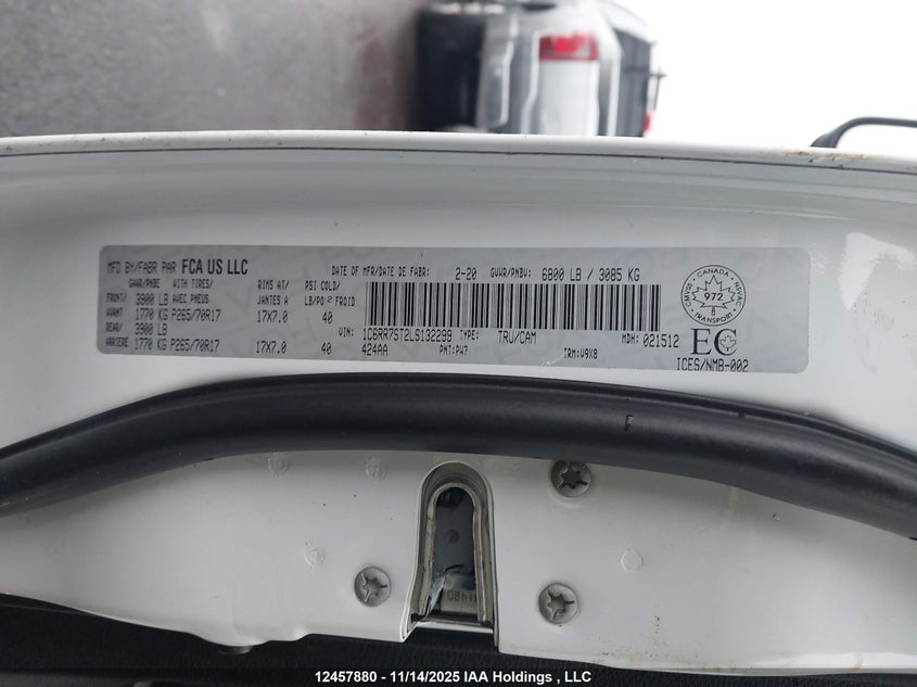 1C6RR7ST2LS132299 2020 RAM 1500 photo no. 18