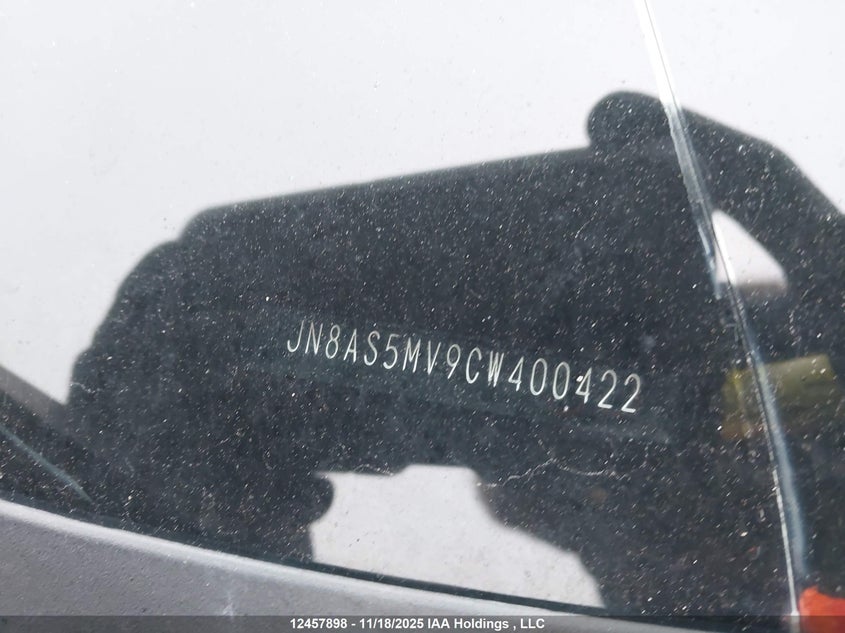 JN8AS5MV9CW400422 2012 NISSAN ROGUE photo no. 19