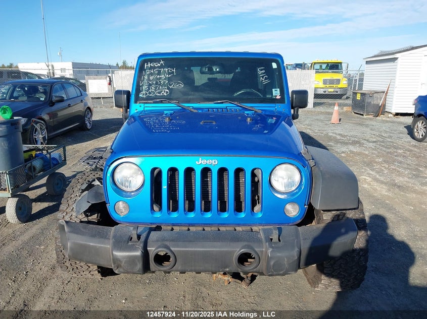 2014 Jeep Wrangler Unlimited Sport VIN: 1C4BJWDG6EL244337 Lot: 12457924