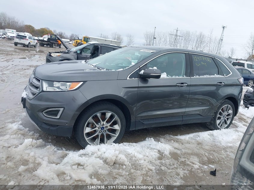 2016 Ford Edge Titanium VIN: 2FMPK4K88GBC14595 Lot: 12457936