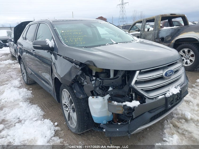 2016 Ford Edge Titanium VIN: 2FMPK4K88GBC14595 Lot: 12457936