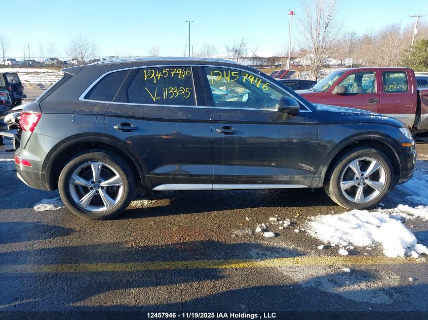 2019 Audi Q5 45 Progressiv VIN: WA1BNAFY1K2113325 Lot: 12457946