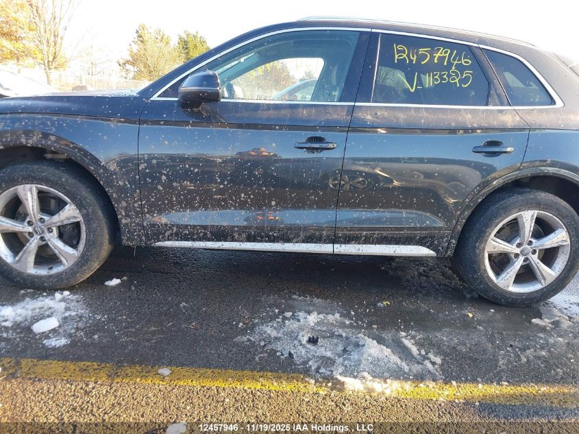 2019 Audi Q5 45 Progressiv VIN: WA1BNAFY1K2113325 Lot: 12457946