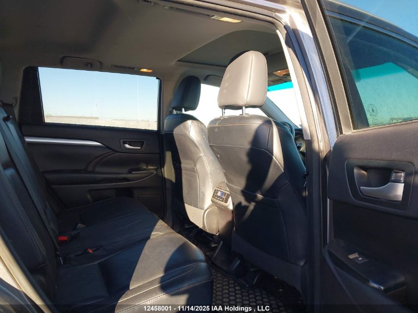 2015 Toyota Highlander Xle VIN: 5TDJKRFH9FS180102 Lot: 12458001