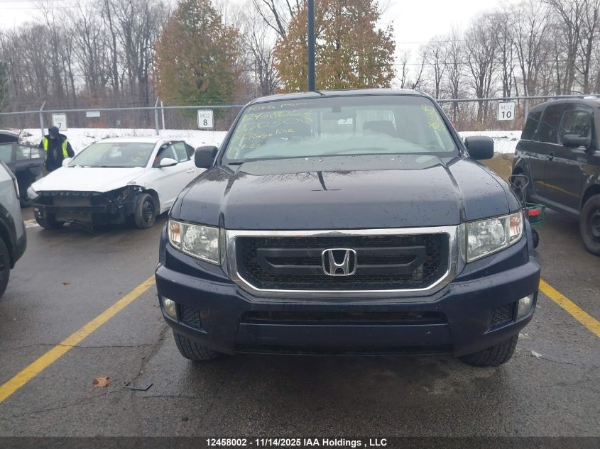 2009 Honda Ridgeline Rts VIN: 2HJYK16459H000500 Lot: 12458002