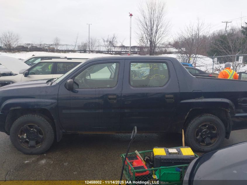 2009 Honda Ridgeline Rts VIN: 2HJYK16459H000500 Lot: 12458002