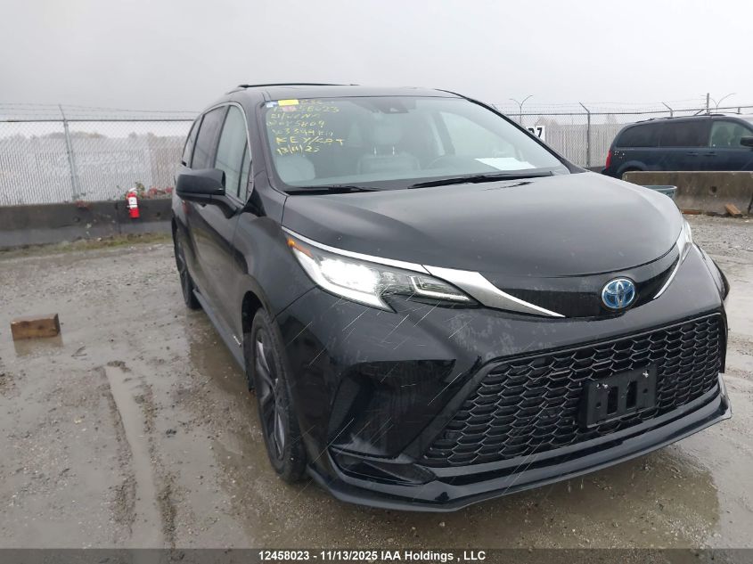 2021 Toyota Sienna Le/Xle/Xse/Limited/Platinum VIN: 5TDGRKEC1MS045809 Lot: 12458023